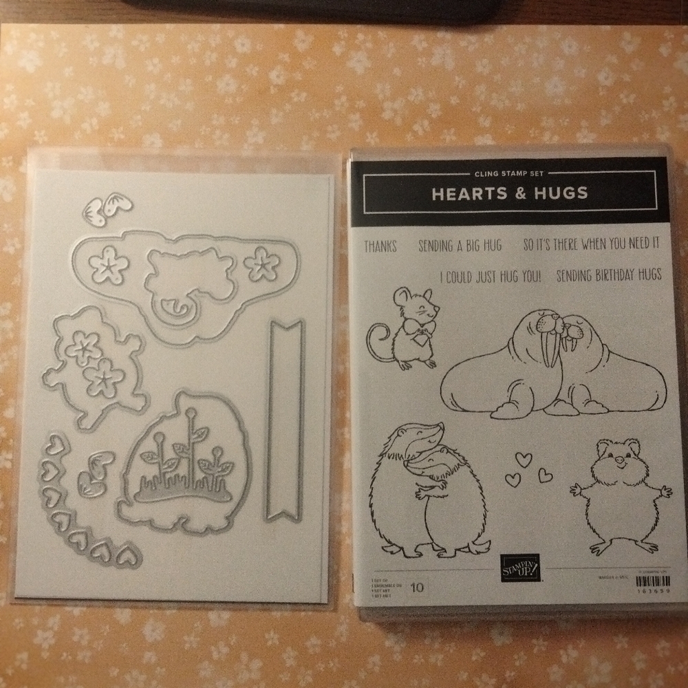 Hearts & Hugs Cling Stamp Set